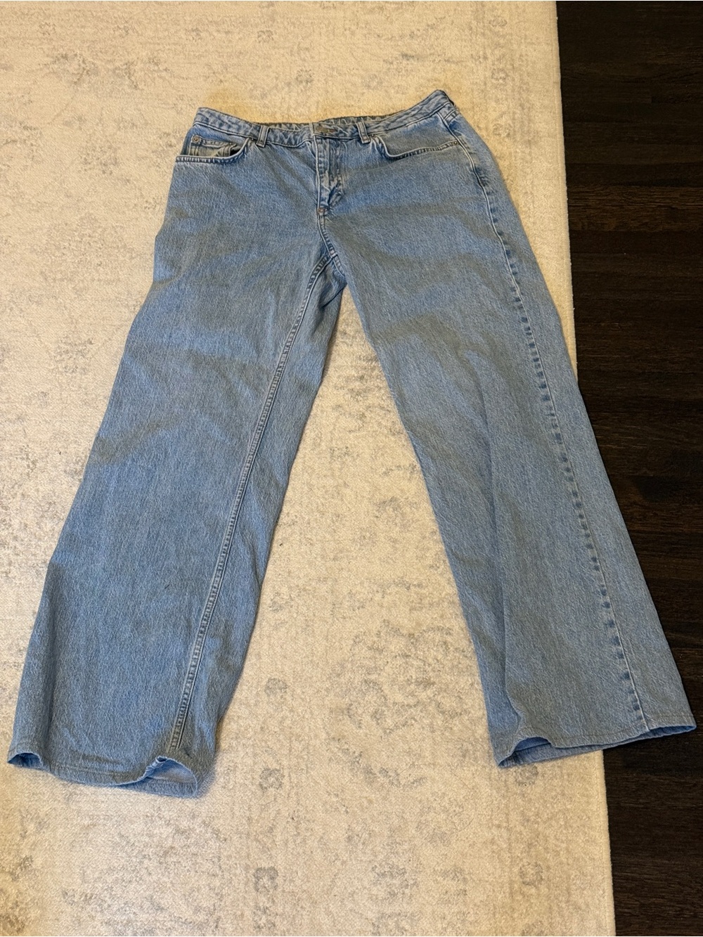NAKD Light Wash Low Rise Jeans